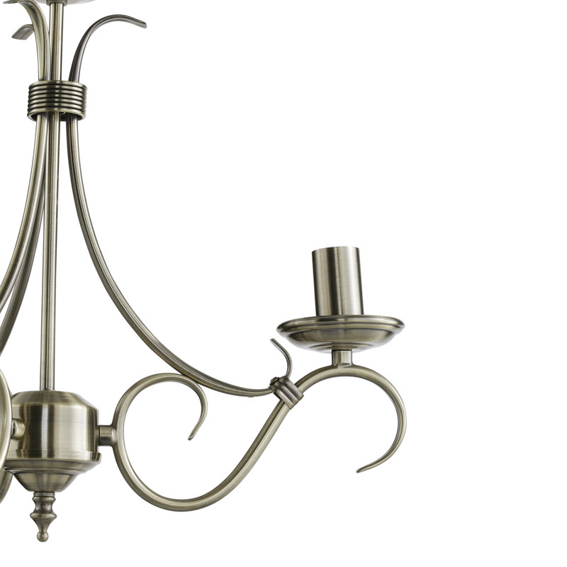 Barney 5 Light Candle Style Chandelier | Candle style Barney 5 Light Candle Style Chandelier | Candle style